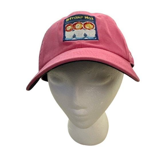 T Cout Outfitters Cotton Pink Navy Ball-cap Snap w/ Slide Adjustable Back OS - Picture 2 of 10